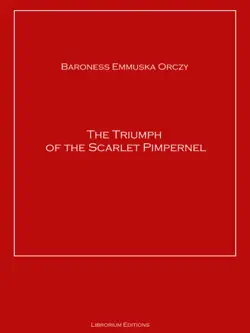 the triumph of the scarlet pimpernel book cover image