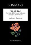 SUMMARY - The 10X Rule: The Only Difference Between Success and Failure by Grant Cardone sinopsis y comentarios