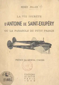 la vie secrète d'antoine de saint-exupéry imagen de la portada del libro