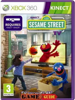kinect sesame street tv dvd guide book cover image