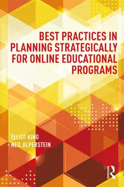 best practices in planning strategically for online educational programs book cover image
