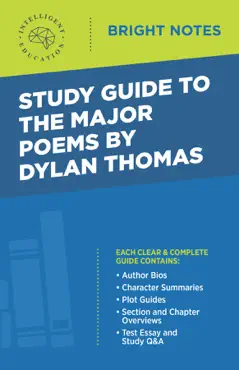 study guide to the major poems by dylan thomas book cover image