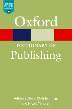 a dictionary of publishing book cover image