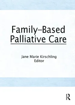 family-based palliative care book cover image