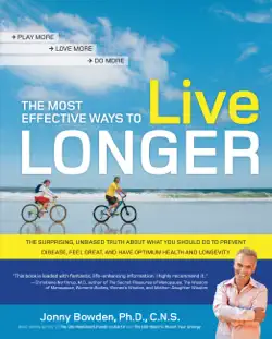 the most effective ways to live longer book cover image