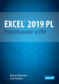 excel 2019 pl. programowanie w vba. vademecum walkenbacha book cover image