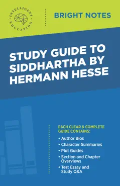 study guide to siddhartha by hermann hesse book cover image