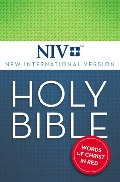 niv, holy bible, red letter edition book cover image