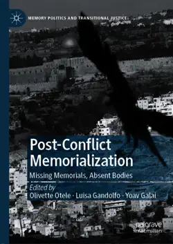 post-conflict memorialization imagen de la portada del libro