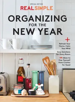 real simple organizing in the new year book cover image