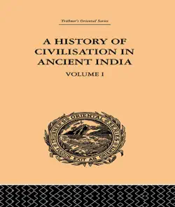 a history of civilisation in ancient india book cover image