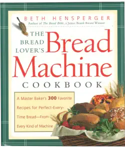 bread lover's bread machine cookbook book cover image