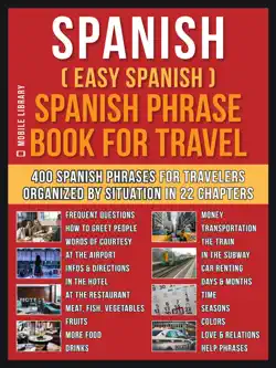 spanish ( easy spanish ) spanish phrase book for travel book cover image