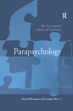 parapsychology imagen de la portada del libro
