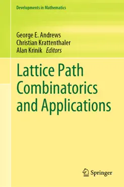 lattice path combinatorics and applications book cover image