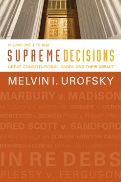 supreme decisions, volume 1 imagen de la portada del libro