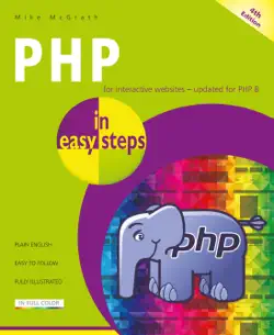 php in easy steps, 4th edition book cover image
