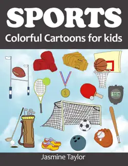 sports colorful cartoons for kids book cover image