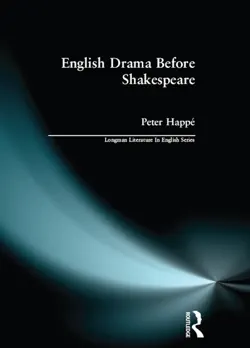 english drama before shakespeare book cover image