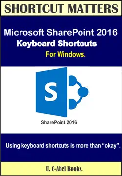 microsoft sharepoint 2016 keyboard shortcuts for windows book cover image