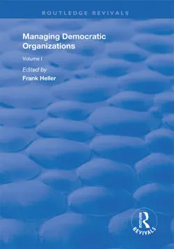 managing democratic organizations i book cover image