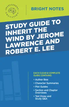 study guide to inherit the wind by jerome lawrence and robert e. lee imagen de la portada del libro