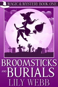 broomsticks and burials imagen de la portada del libro