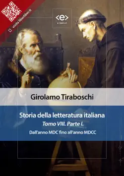 storia della letteratura italiana del cav. abate girolamo tiraboschi – tomo 8. – parte 1 imagen de la portada del libro