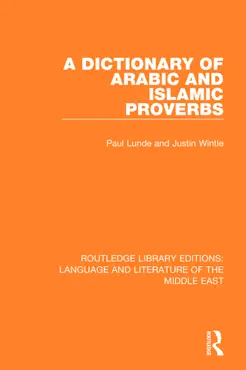 a dictionary of arabic and islamic proverbs book cover image