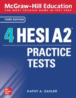 mcgraw-hill education 4 hesi a2 practice tests, third edition book cover image