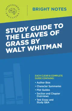 study guide to the leaves of grass by walt whitman book cover image
