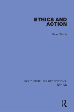 ethics and action book cover image
