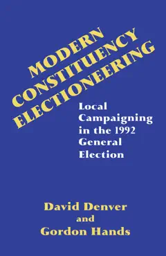 modern constituency electioneering book cover image