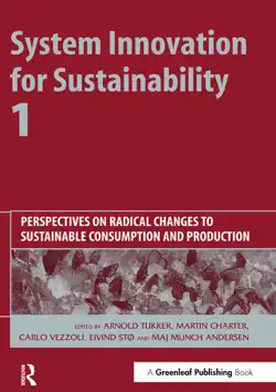 system innovation for sustainability 1 book cover image