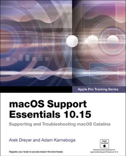 macos support essentials 10.15 - apple pro training series book cover image
