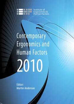 contemporary ergonomics and human factors 2010 book cover image