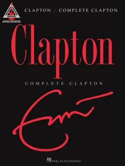 complete clapton guitar songbook book cover image