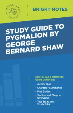 study guide to pygmalion by george bernard shaw book cover image