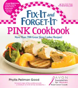 fix-it and forget-it pink cookbook book cover image
