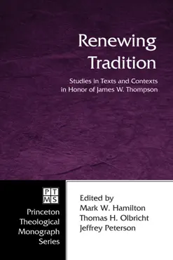 renewing tradition book cover image