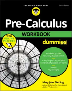 pre-calculus workbook for dummies book cover image