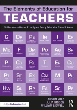 the elements of education for teachers book cover image