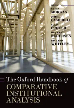 the oxford handbook of comparative institutional analysis book cover image