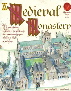 a medieval monastery book cover image