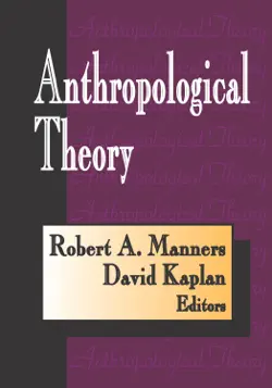 anthropological theory book cover image