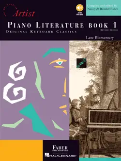 piano literature - book 1: developing artist original keyboard classics book cover image