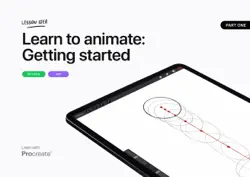 learn to animate - getting started book cover image