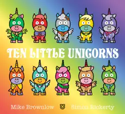 ten little unicorns imagen de la portada del libro