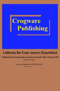 california bar exam answers hyperlinked book cover image
