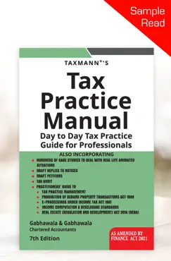 taxmann’s tax practice manual – exhaustive (2,100+ pages) book cover image